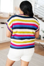 Hazel Blues® |  Another One V-Neck Striped Top