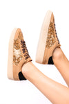 Hazel Blues® |  Another Round Sneakers in Gold Sequins