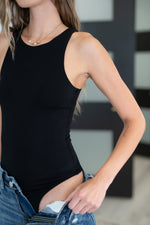 Hazel Blues® |  Any Time, Any Place Bodysuit in Black