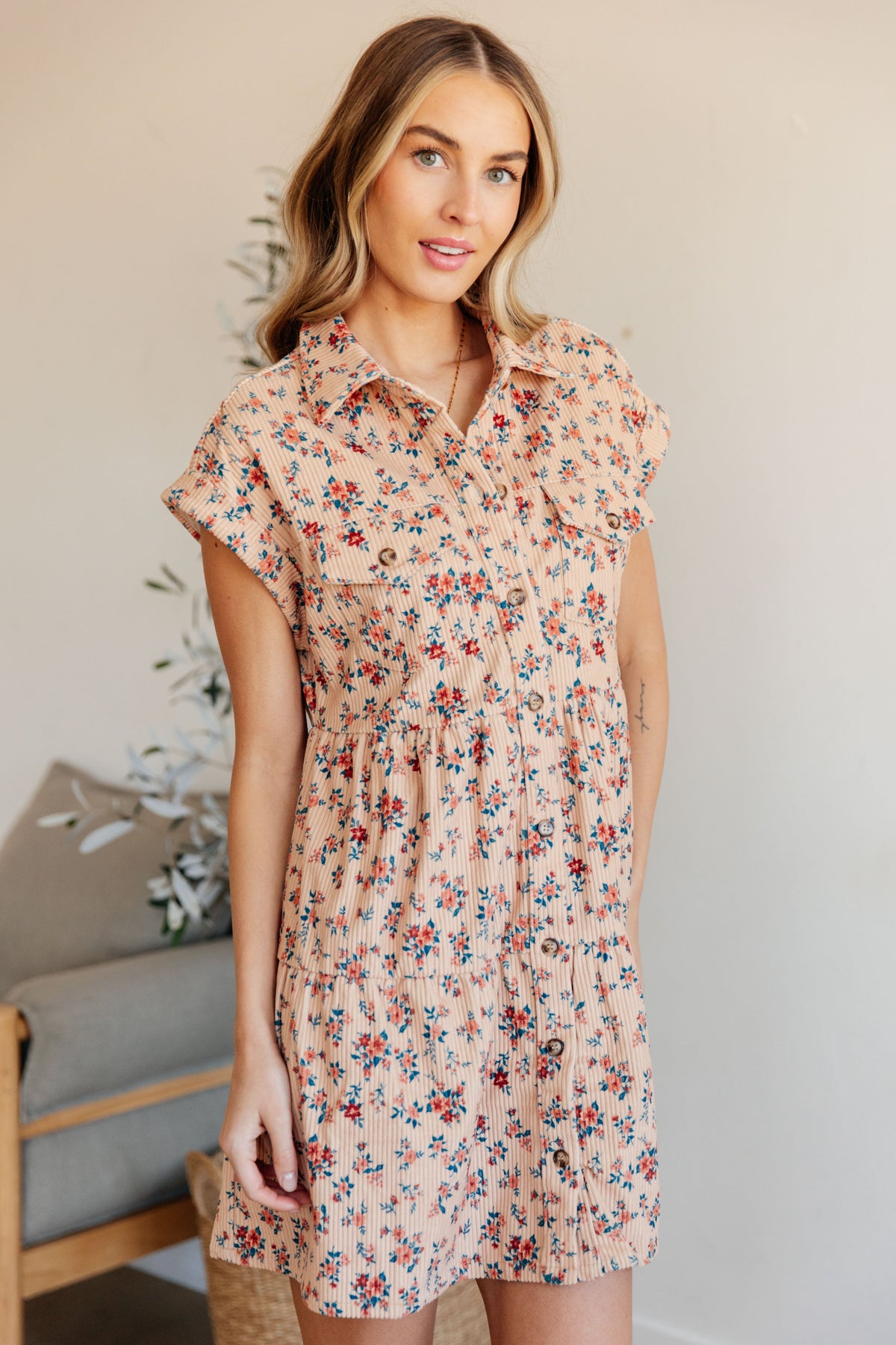 Hazel Blues® |  Anywhere You Go I'll Be Collared Dress