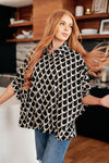 Hazel Blues® |  Art Deco Button Up Blouse