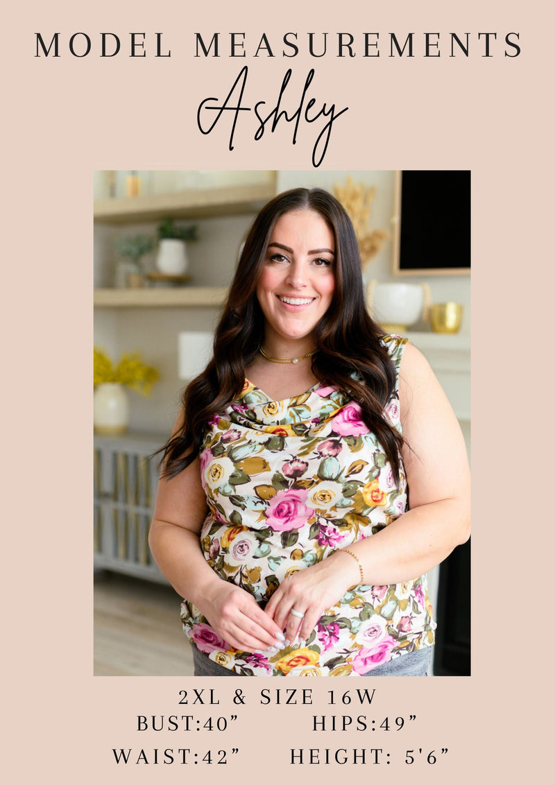 Hazel Blues® |  You're Enough Floral Cardigan