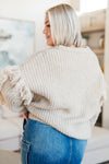 Hazel Blues® |  Ask Me About It Fringe Cardigan
