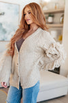 Hazel Blues® |  Ask Me About It Fringe Cardigan