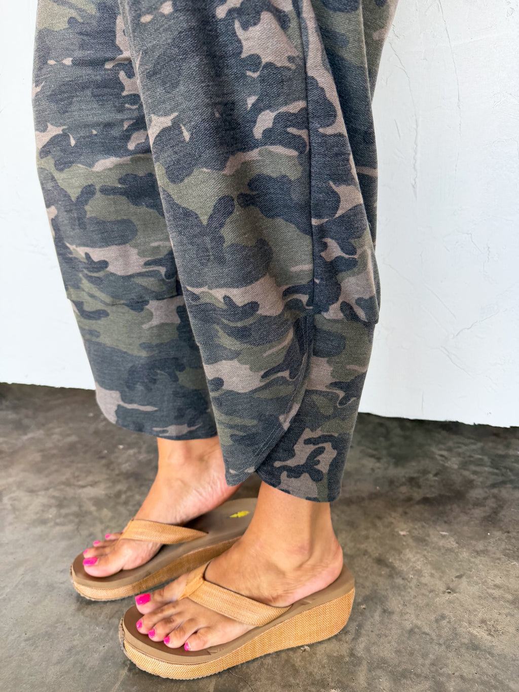 KEATON TERRY CAMO PANTS