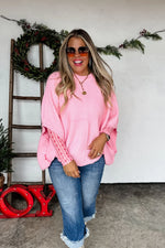 Hazel Blues® |  PREORDER: Holiday Meg Pullover Poncho