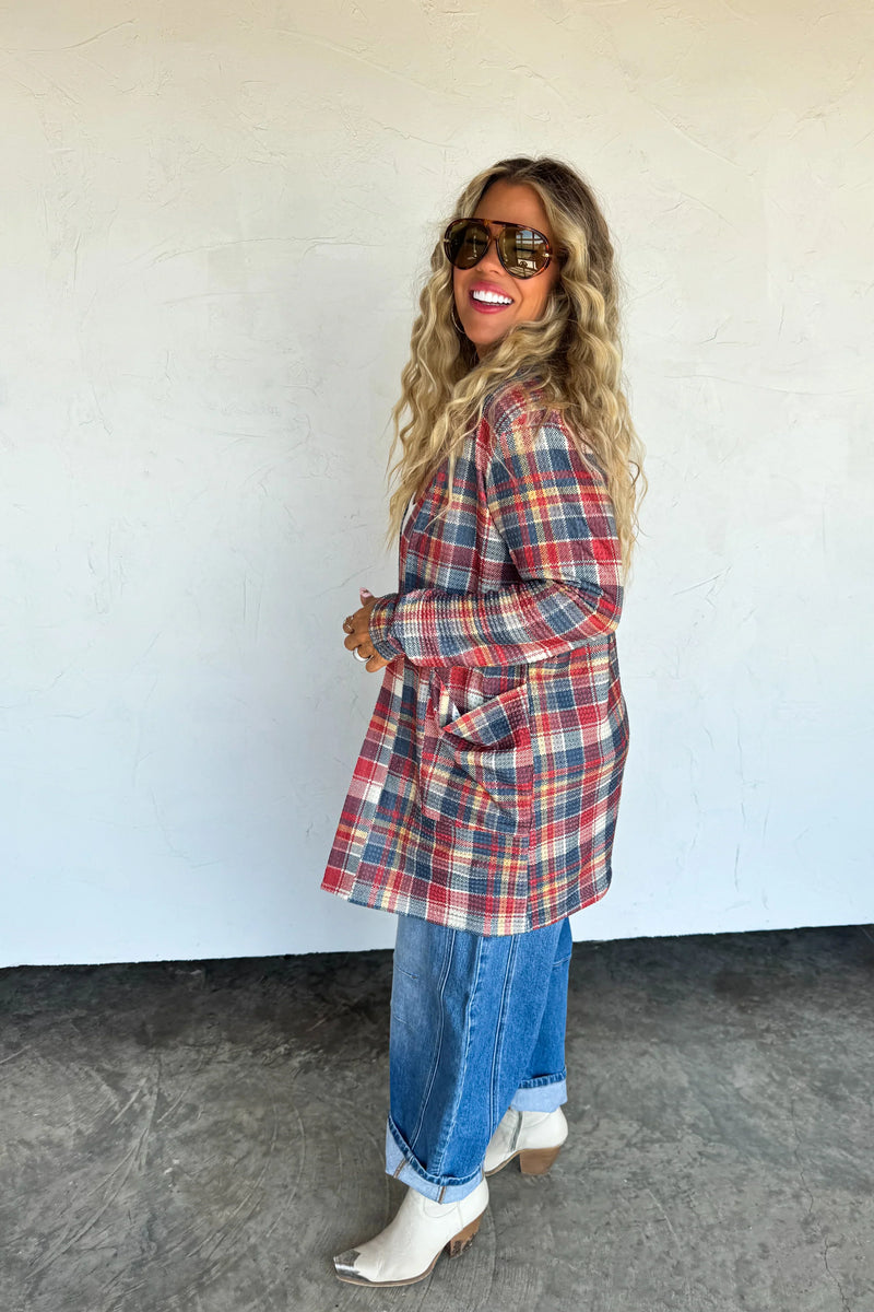 Hazel Blues® |  PREORDER: Plaid Lola Cardigans