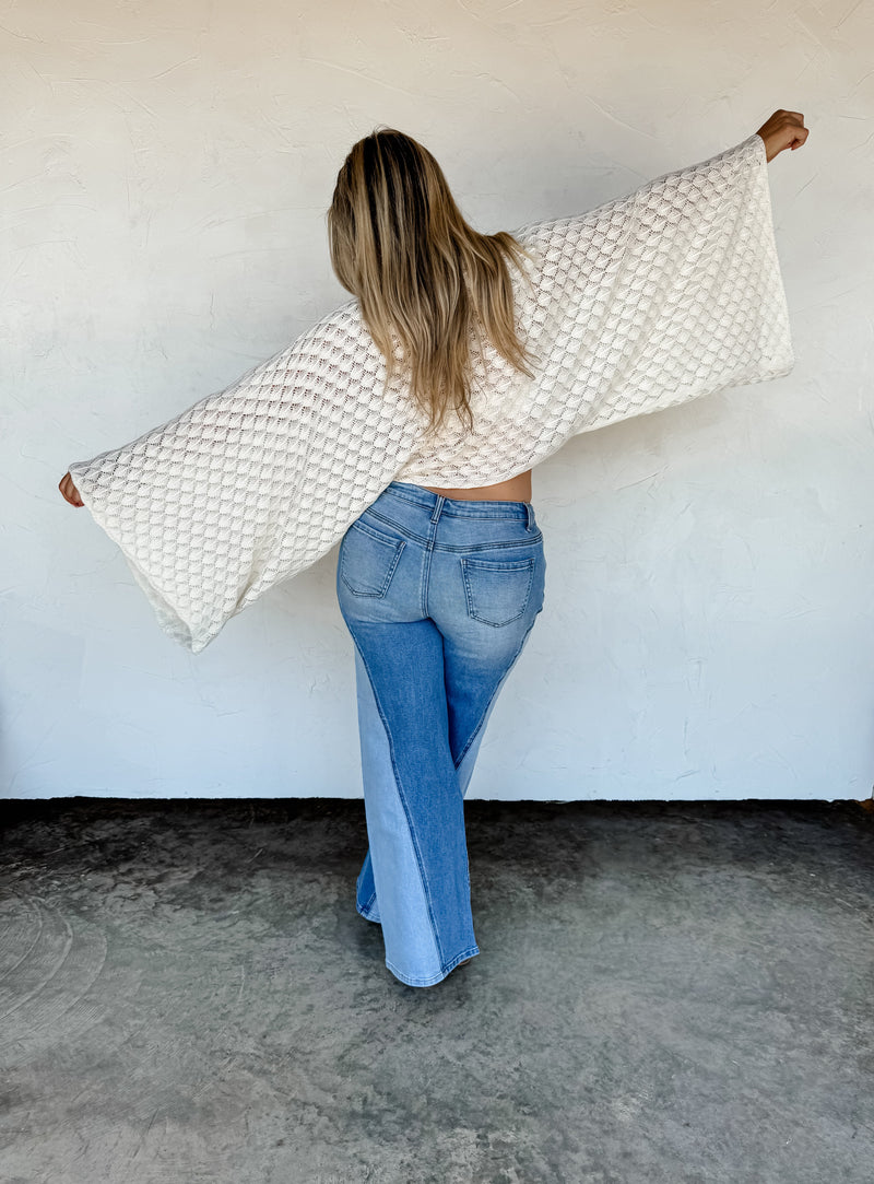Hazel Blues® |  PREORDER- FREE SPIRIT BELL SLEEVE TOP