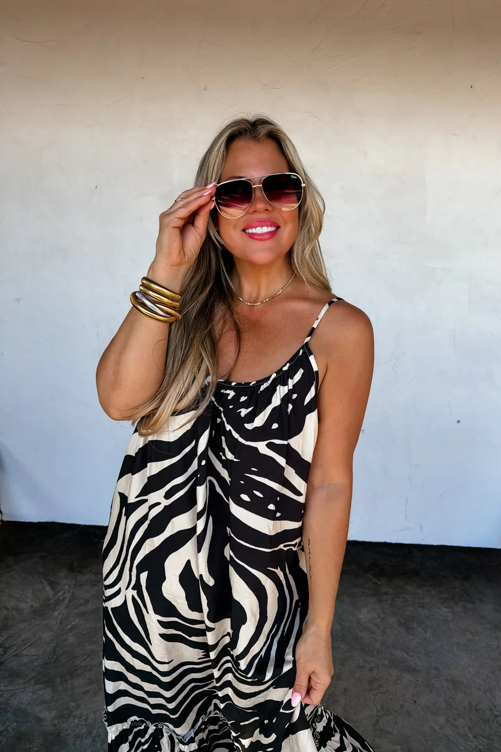 Hazel Blues® |  PREORDER: Safari Nights Dress