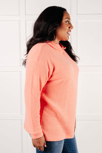 Hazel Blues® |  Basically My Favorite Hooded Pullover in Coral