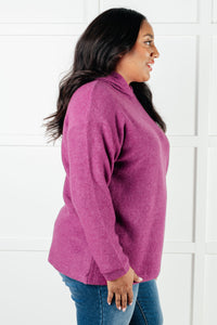 Hazel Blues® |  Basically My Favorite Hooded Pullover in Light Plum