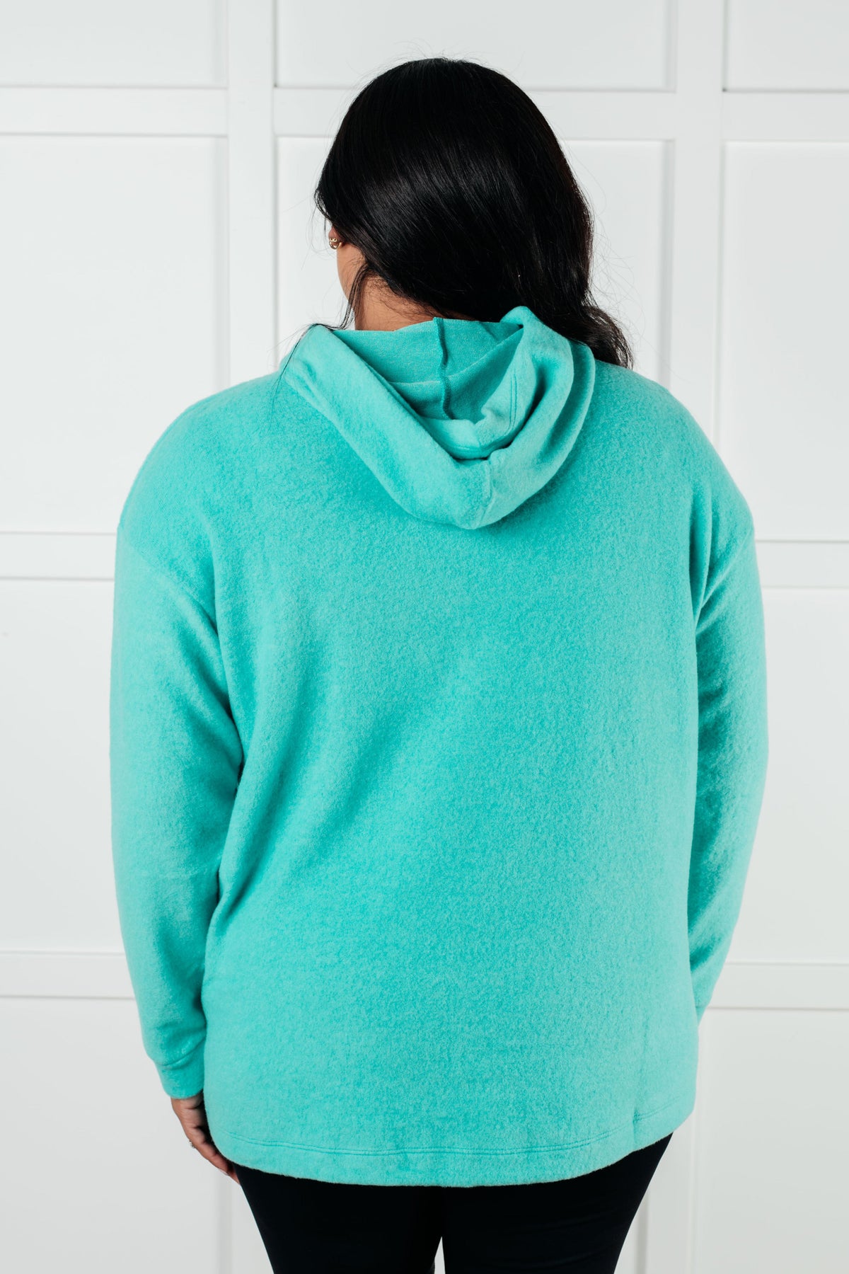 Hazel Blues® |  Basically My Favorite Hooded Pullover in Turquoise