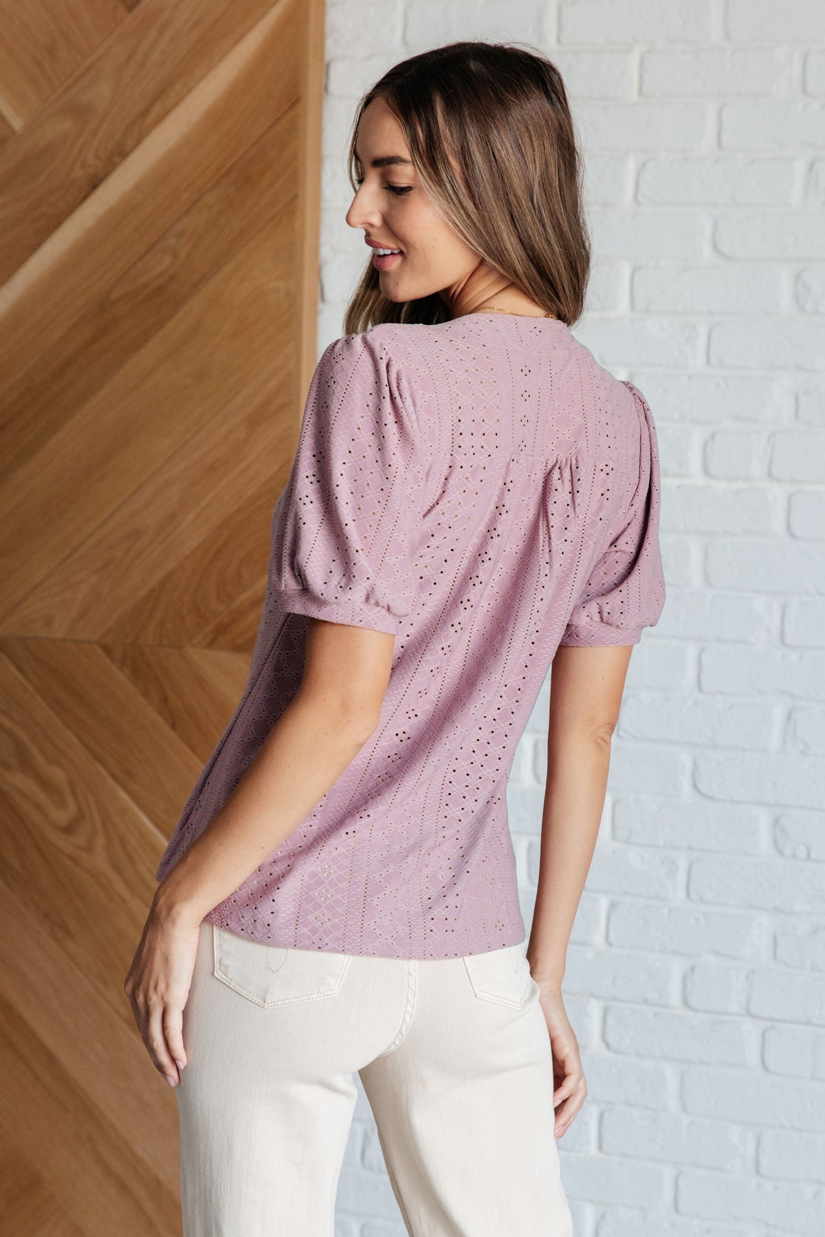 Hazel Blues® |  Best Chance Pleat Front Blouse