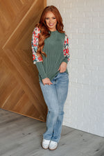 Hazel Blues® |  Better Than Usual Floral Detail Top