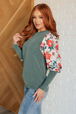 Hazel Blues® |  Better Than Usual Floral Detail Top