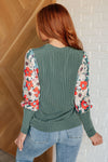 Hazel Blues® |  Better Than Usual Floral Detail Top