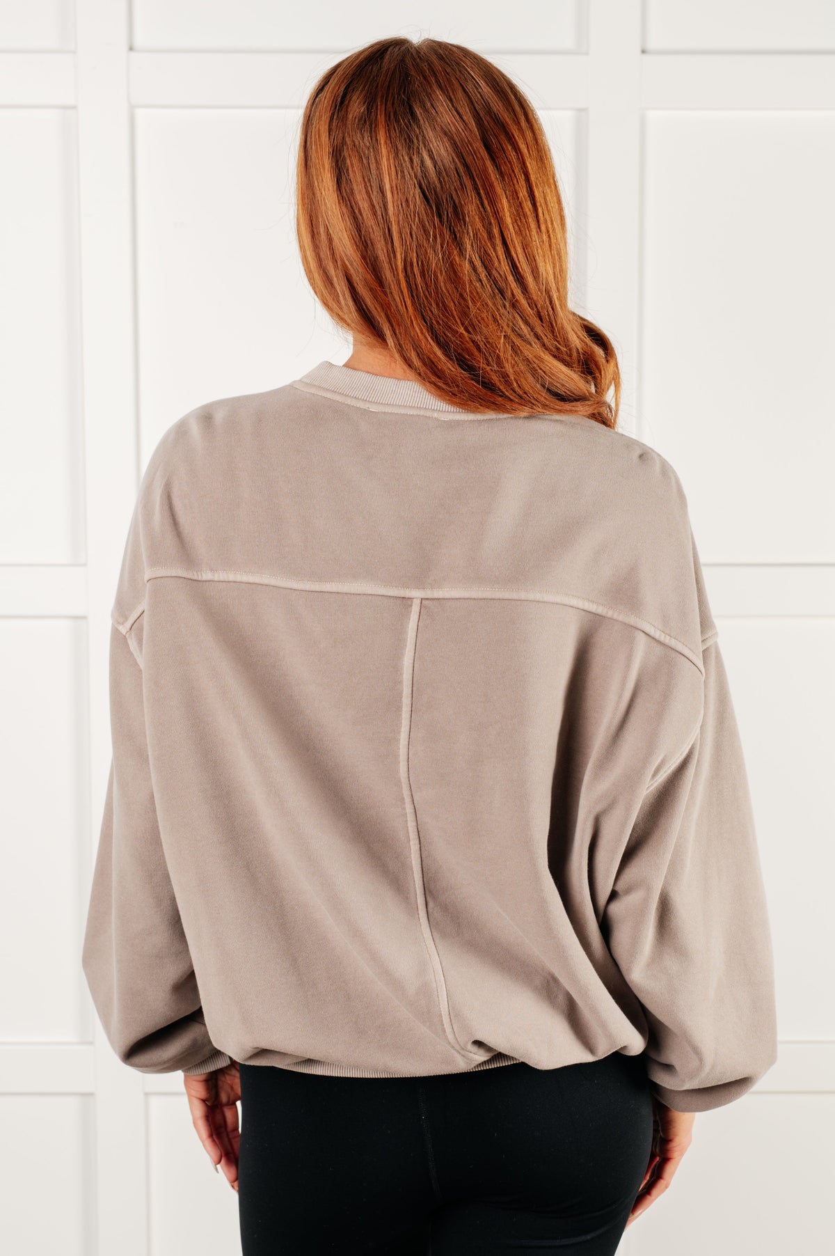 Hazel Blues® |  Beyond the Basics Pullover in Ash Mocha