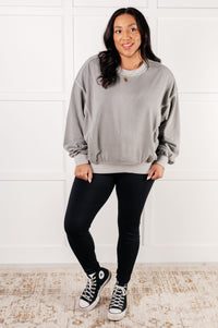 Hazel Blues® |  Beyond the Basics Pullover in Sleet