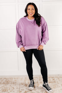 Hazel Blues® |  Beyond the Basics Pullover in Violet