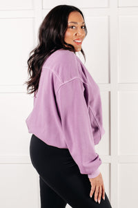 Hazel Blues® |  Beyond the Basics Pullover in Violet