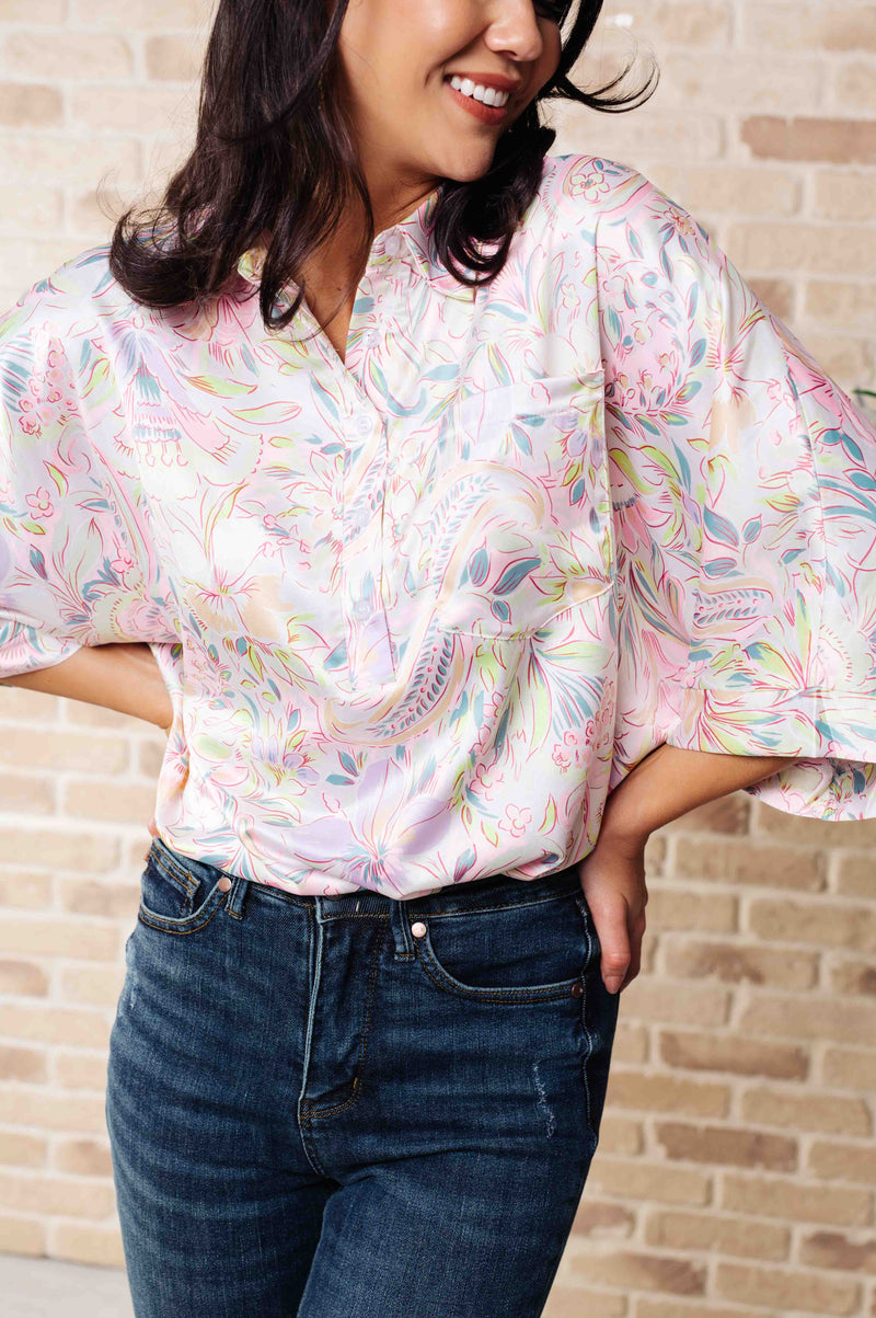 Hazel Blues® |  Blissful Botanicals Blouse