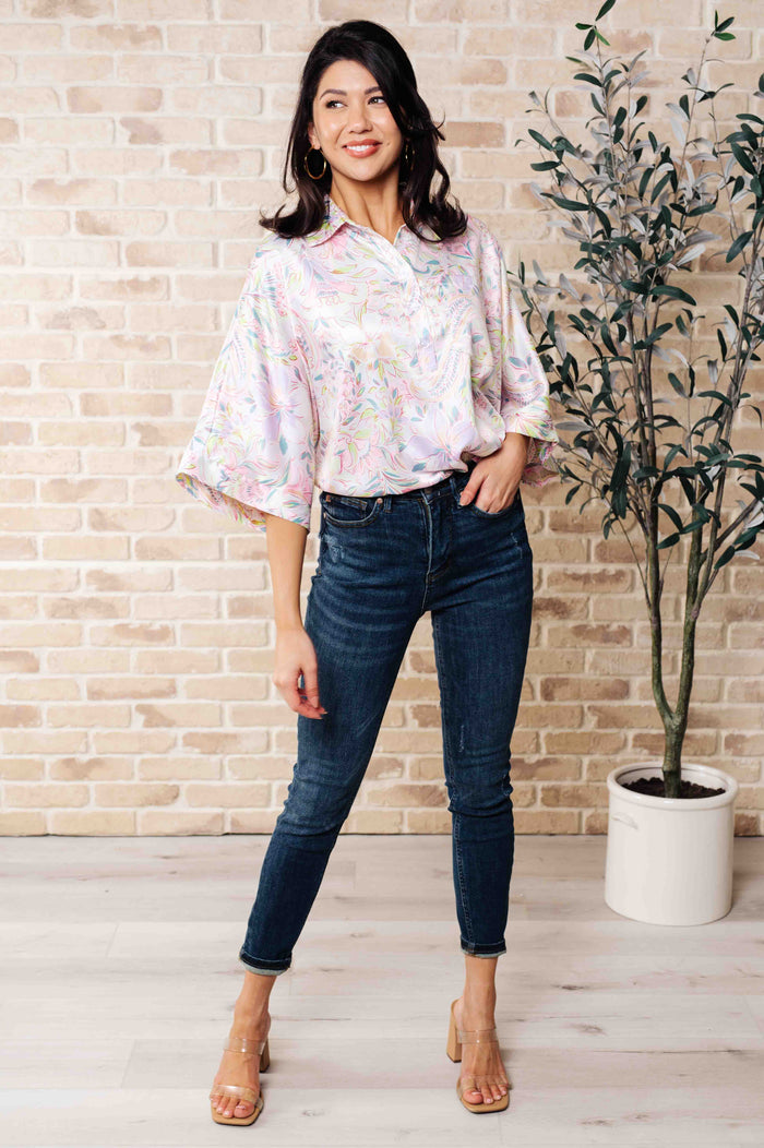 Hazel Blues® |  Blissful Botanicals Blouse