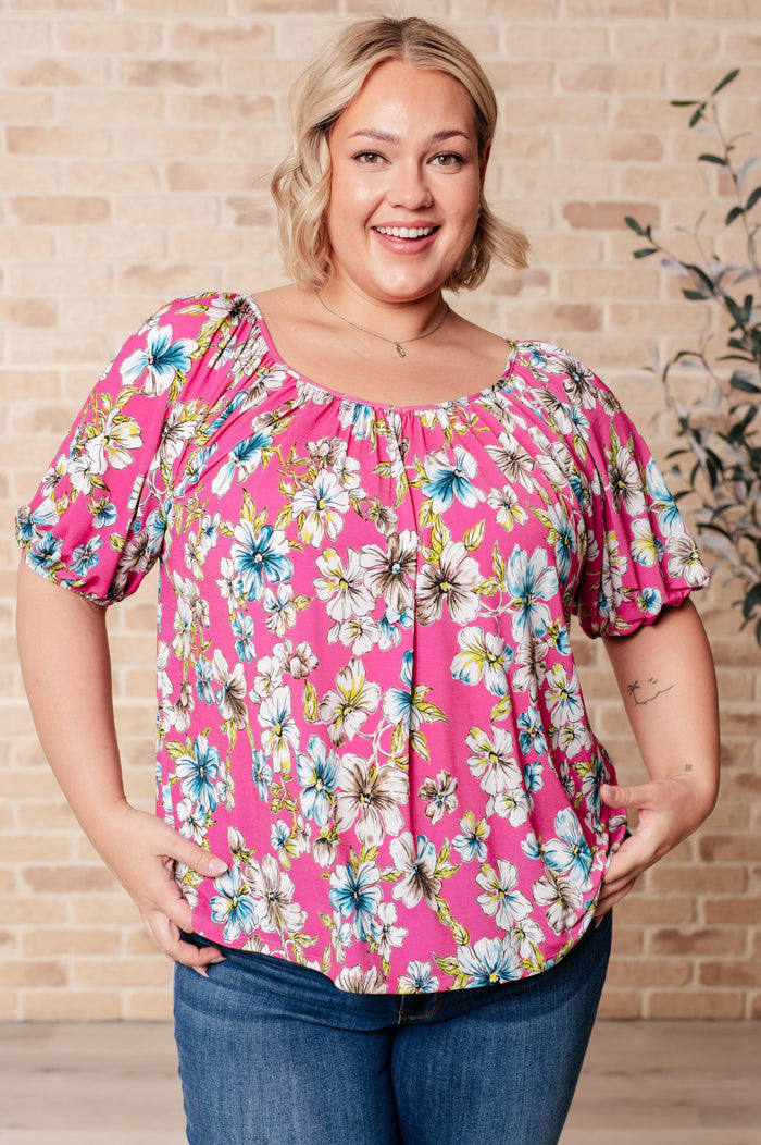 Hazel Blues® |  Bloom So Bright Floral Top