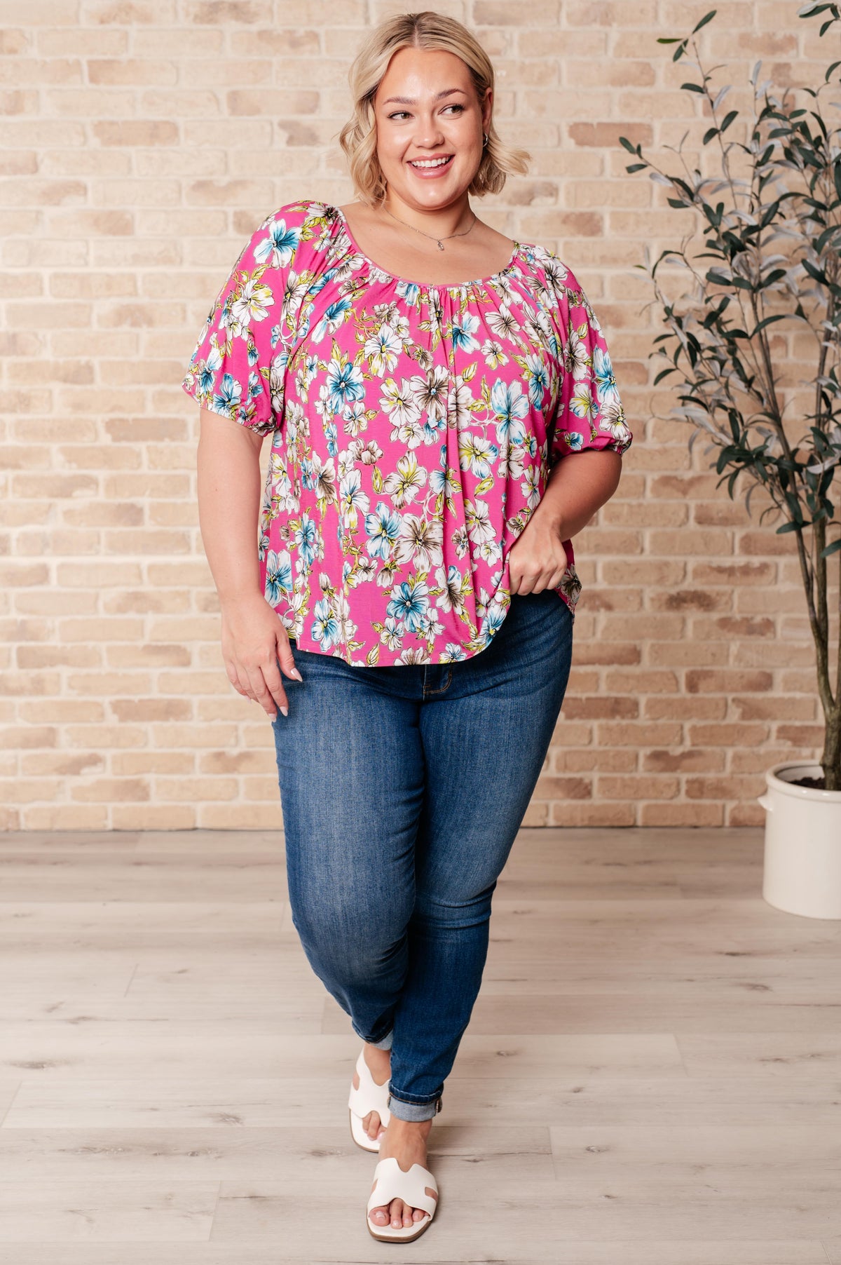 Hazel Blues® |  Bloom So Bright Floral Top