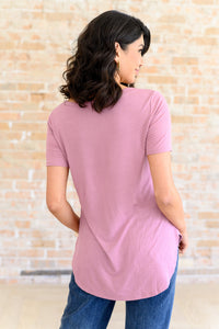 Hazel Blues® |  Born and Raised V-Neck Ribbed Top