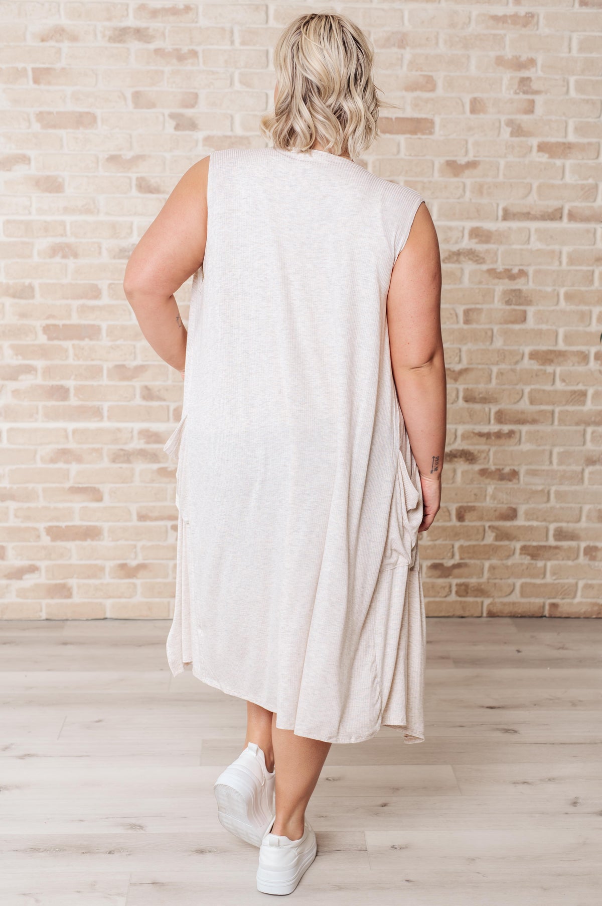 Hazel Blues® |  Breezy Boho Sleeveless Cardigan