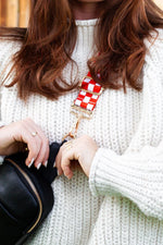 Hazel Blues® |  Lizzie Checkered Adjustable Bag Strap