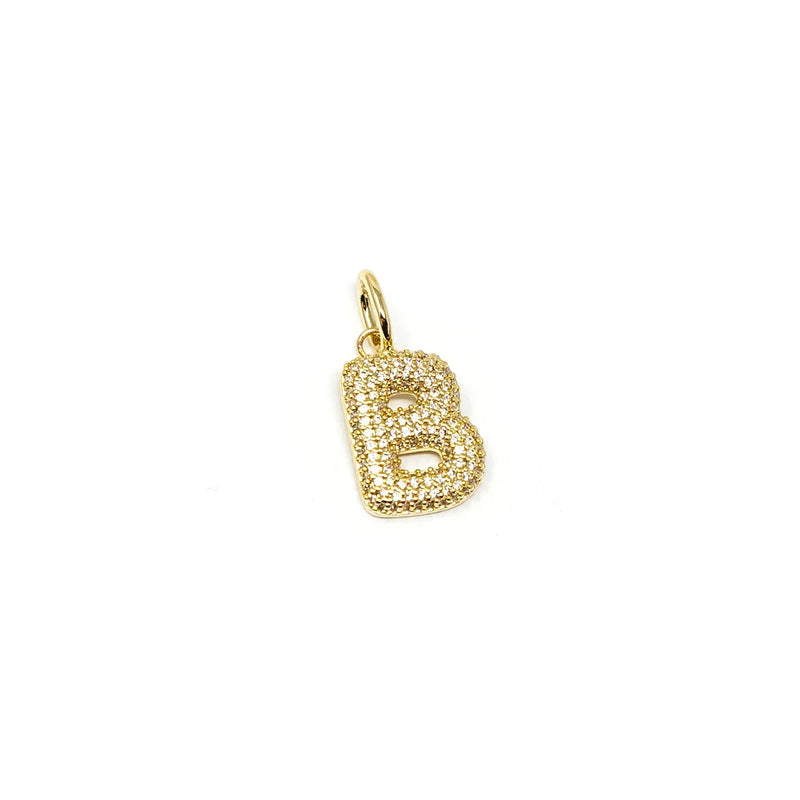 Hazel Blues® |  PREORDER: Bubble Letter Initial Charm