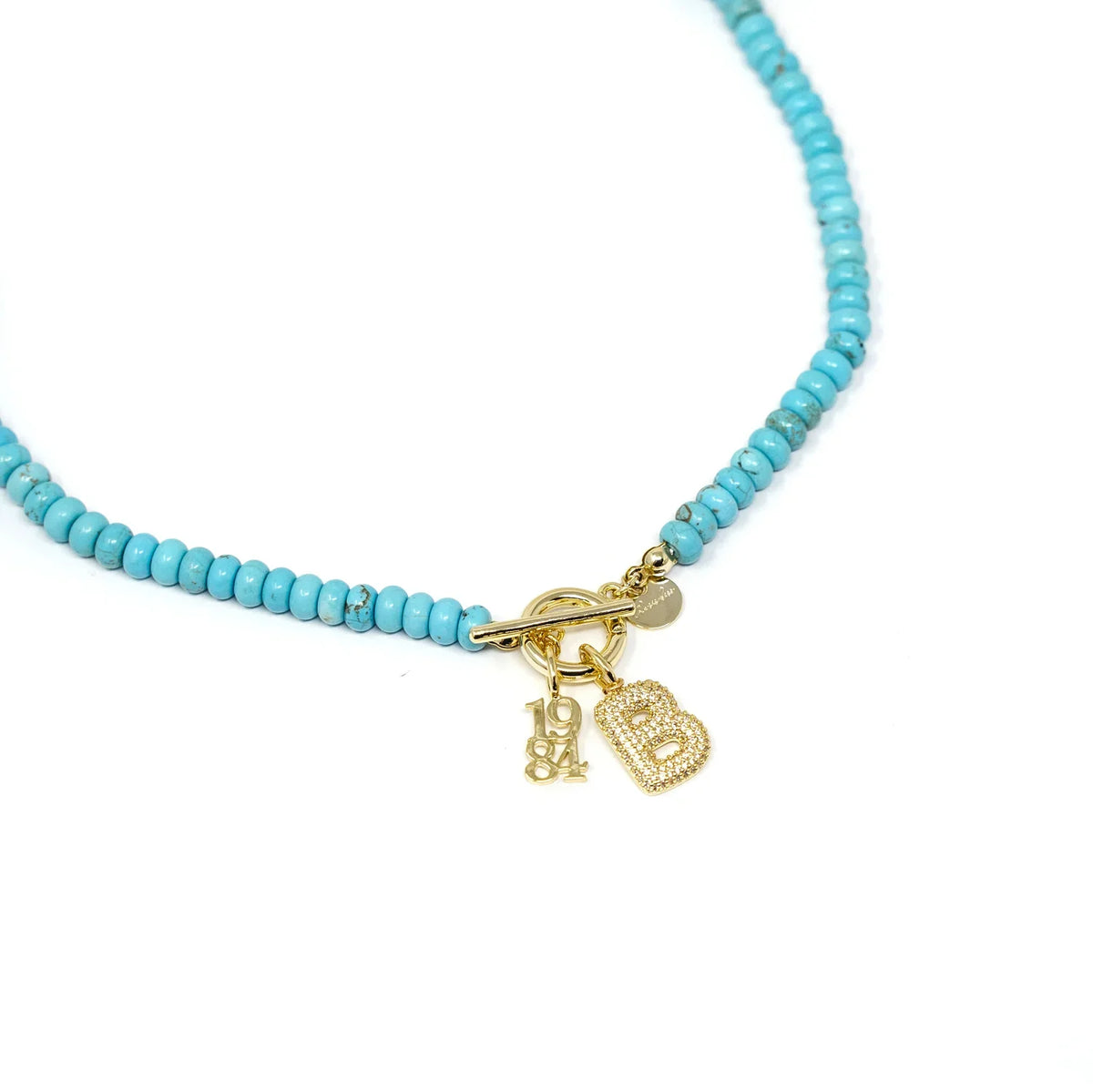 Hazel Blues® |  PREORDER: Bubble Letter Initial Charm