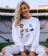 Hazel Blues® | Knights Collage: SWEATSHIRT