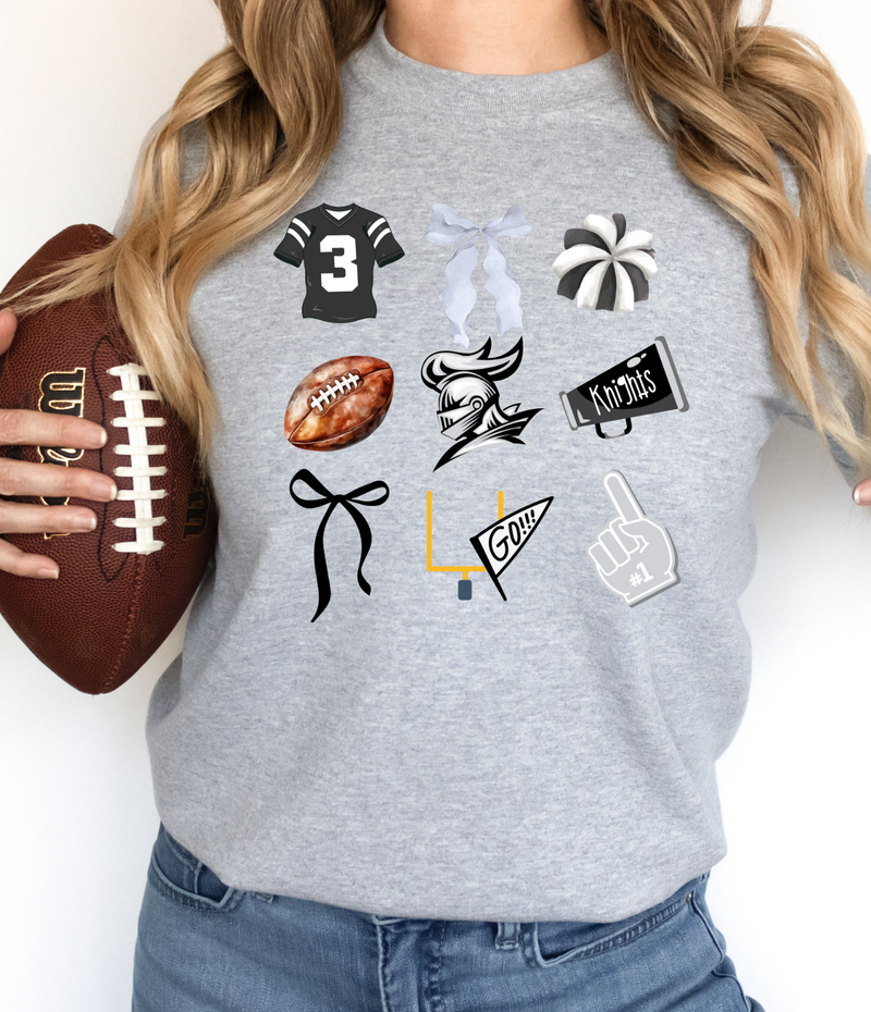 Hazel Blues® | Knights Collage: SWEATSHIRT