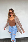 Hazel Blues® |  PREORDER: Camo & Cheetah Print Lola Cardigan