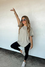 Hazel Blues® |  PREORDER: Joey Washed Cotton Boyfriend Tee Fall Colors
