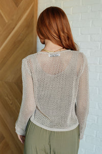 Hazel Blues® |  Calming Down Loose Knit Top