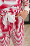 Hazel Blues® |  Candy Cane Lane Pajama Set