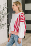 Hazel Blues® |  Candy Stripes & Chill Sweatshirt