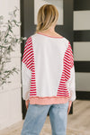 Hazel Blues® |  Candy Stripes & Chill Sweatshirt