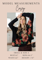 Hazel Blues® |  Laugh Airily Cable Knit Cardigan
