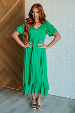 Hazel Blues® |  Catch a Cloud and Pin it Down Smocked Bodice Dress