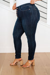 Hazel Blues® |  Celecia High Waist Hand Sanded Resin Skinny Jeans