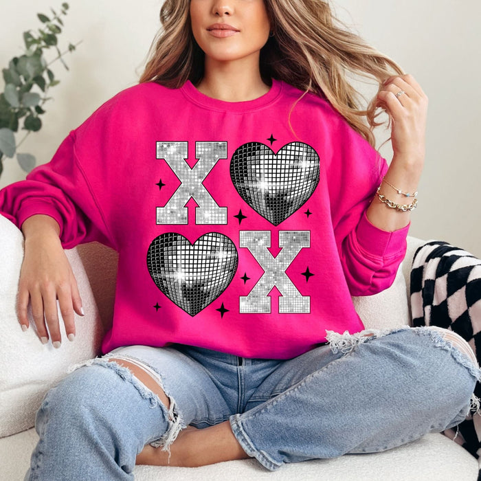 Hazel Blues® |  XO Disco Graphic Sweatshirt