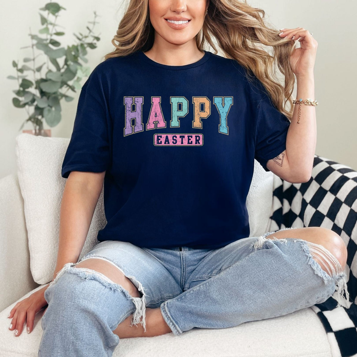 Hazel Blues® |  Happy Easter Graphic Tee