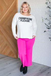 Hazel Blues® |  Champagne Please Lightweight Sweater