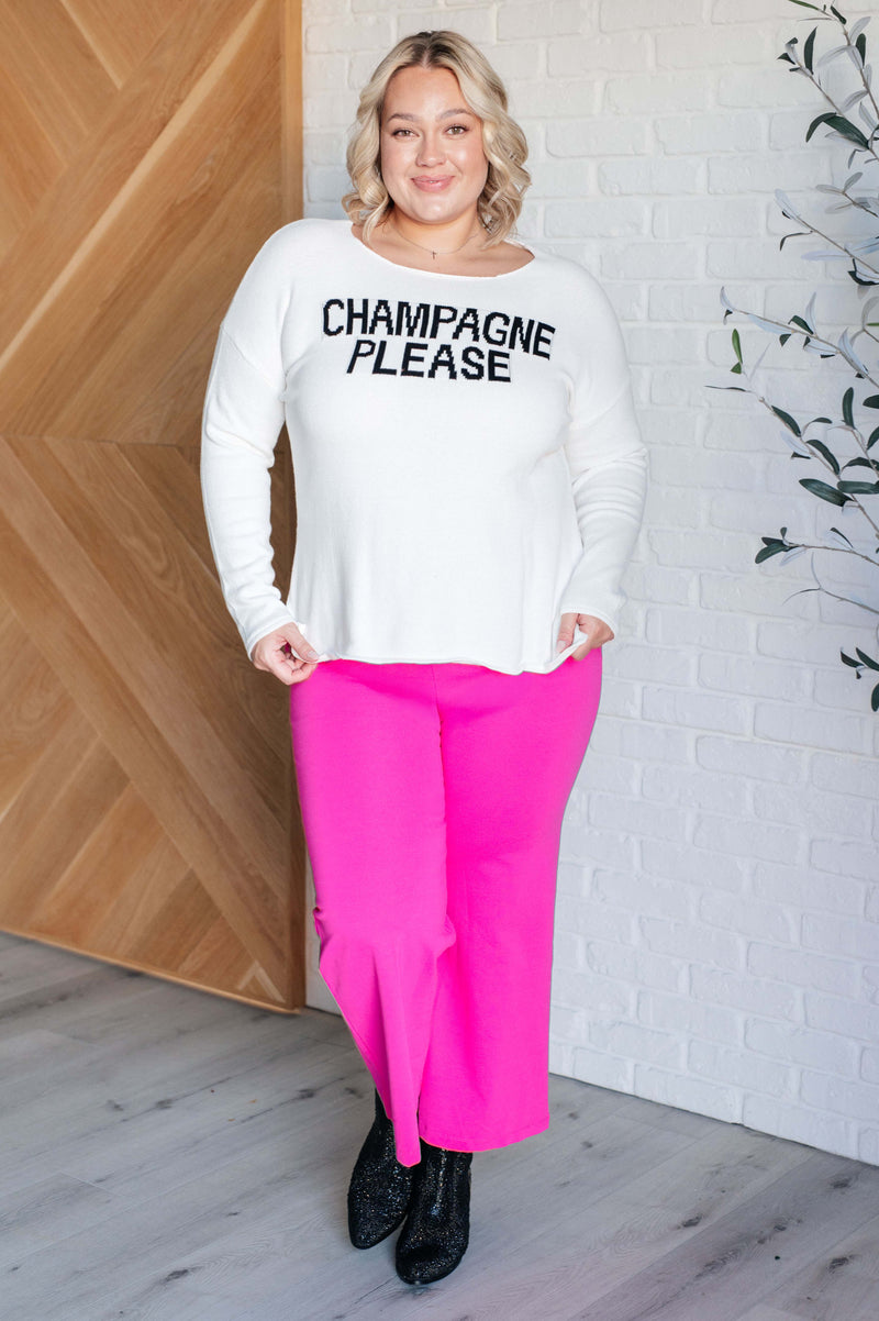 Hazel Blues® |  Champagne Please Lightweight Sweater