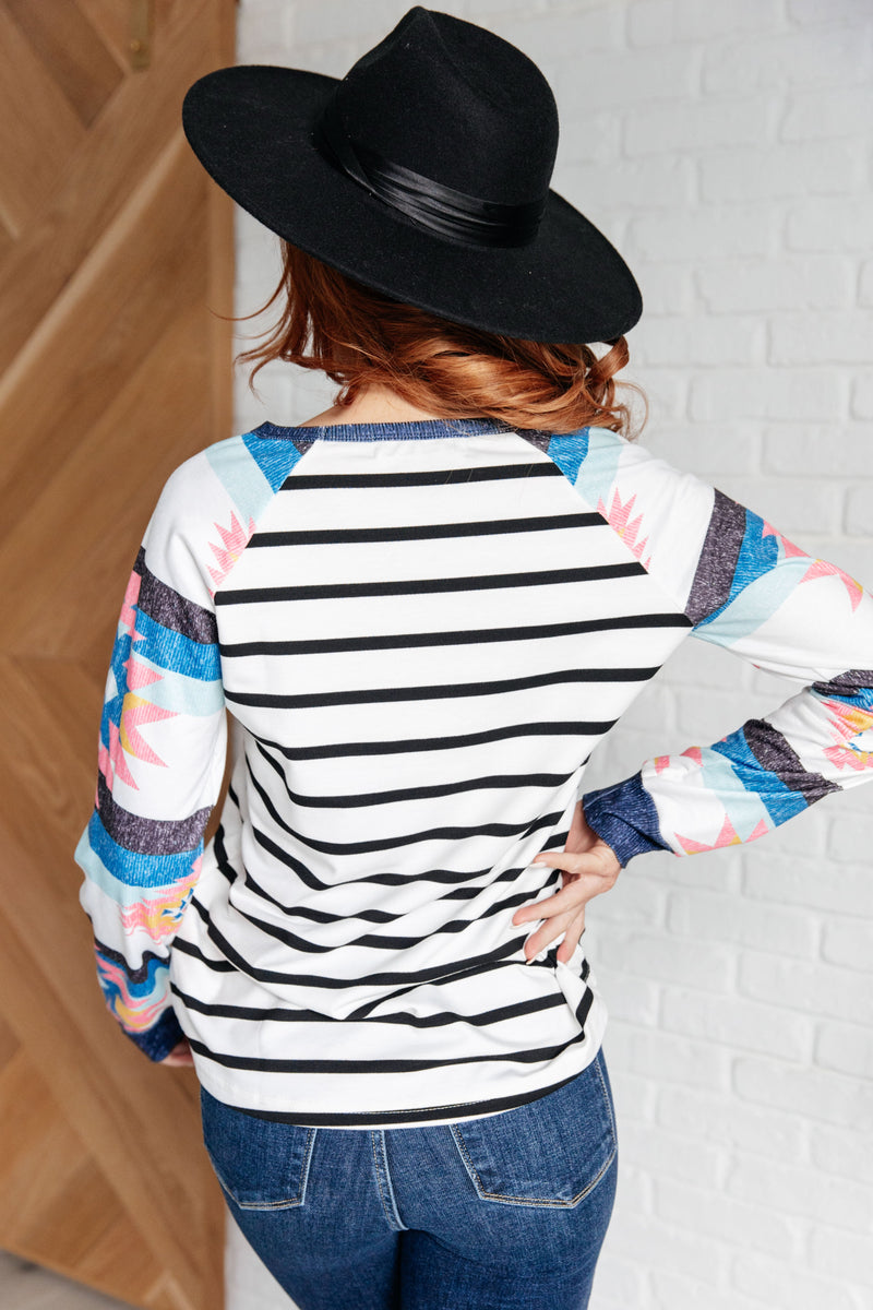 Hazel Blues® |  Change Of Pace Long Sleeved Tee
