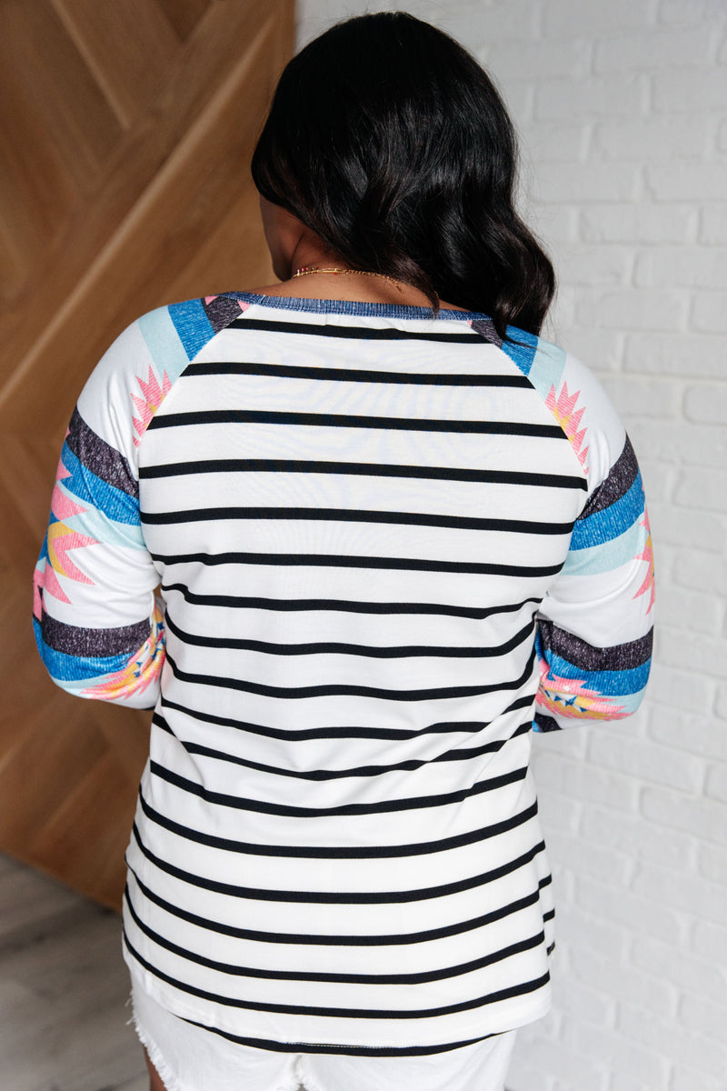 Hazel Blues® |  Change Of Pace Long Sleeved Tee
